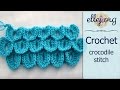 How to Crochet Scales or Crocodile Stitch ○ Free Step by Step Crochet Tutorial