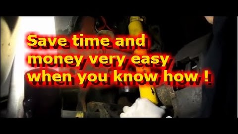 How to replace the front shocks on a Chevy Tahoe