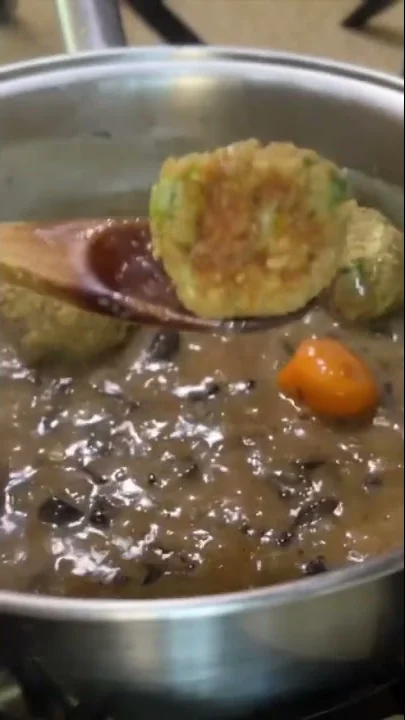 Cannellini Balls In A Mushroom Sauce