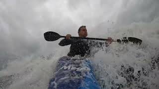 Mega Banshee Surf Kayak Session. Enjoying some fun long rides in Long Island, NY in Sept.