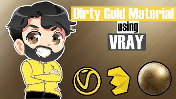 realstic dirty gold material |create vray material 3ds max