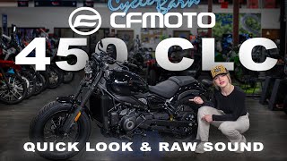 Hidden Gem Cruiser? 2025 CFMoto 450CL-C Review + Raw Exhaust Sound | Cycle Barn