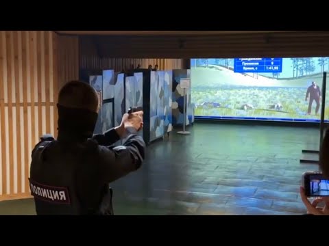 Открытие тира с интерактивным стрелковым комплексом от РУБИН ТИР в Колледже полиции