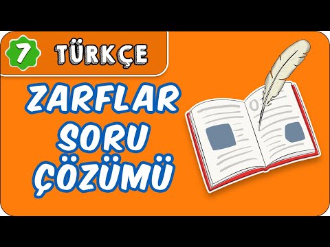 Zarflar Soru Çözümü  | 7. Sınıf Türkçe #evokul Kampı