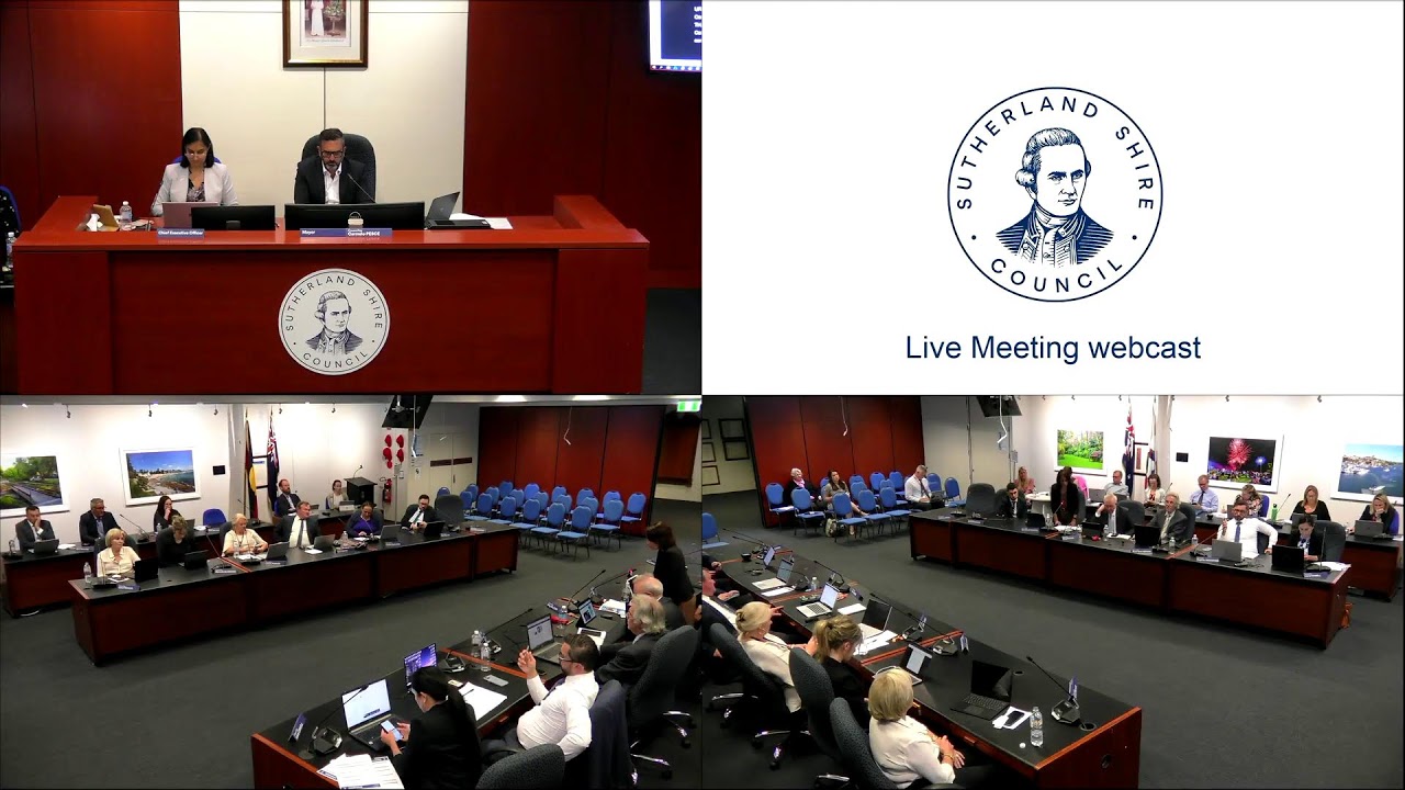 Sutherland Shire Council Meeting- Monday 21 November 2022