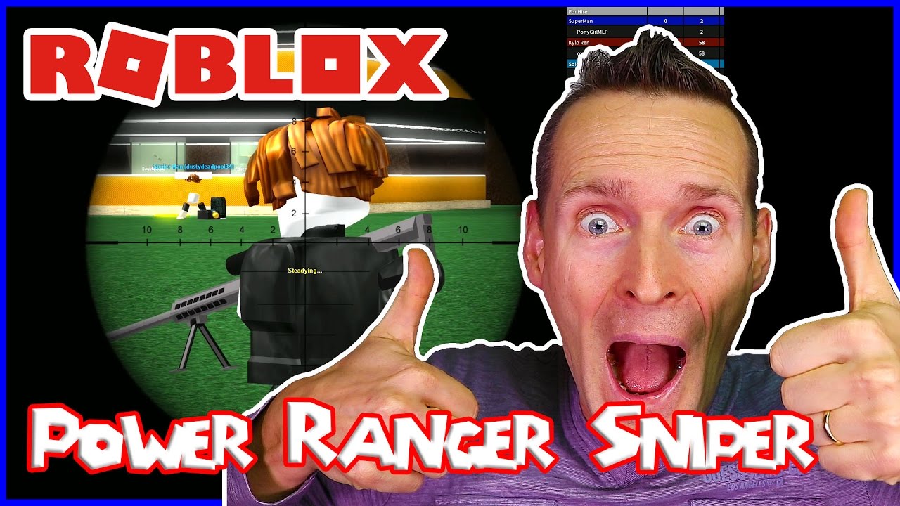 Power Ranger Sniper Vs Baymax Roblox Youtube