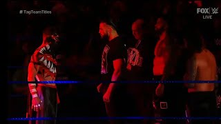 WWE -MSG-smackdown 10\/9\/2021 demon finn balor Roman reigns face to face