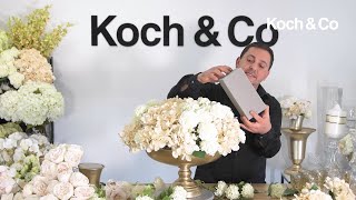 Koch & Co & John Emmanuel  How To Make A Luxury Wedding Tablescape With Artificial Flowers