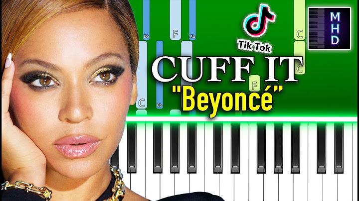 CUFF IT Piano version - Piano performance video thumbnail