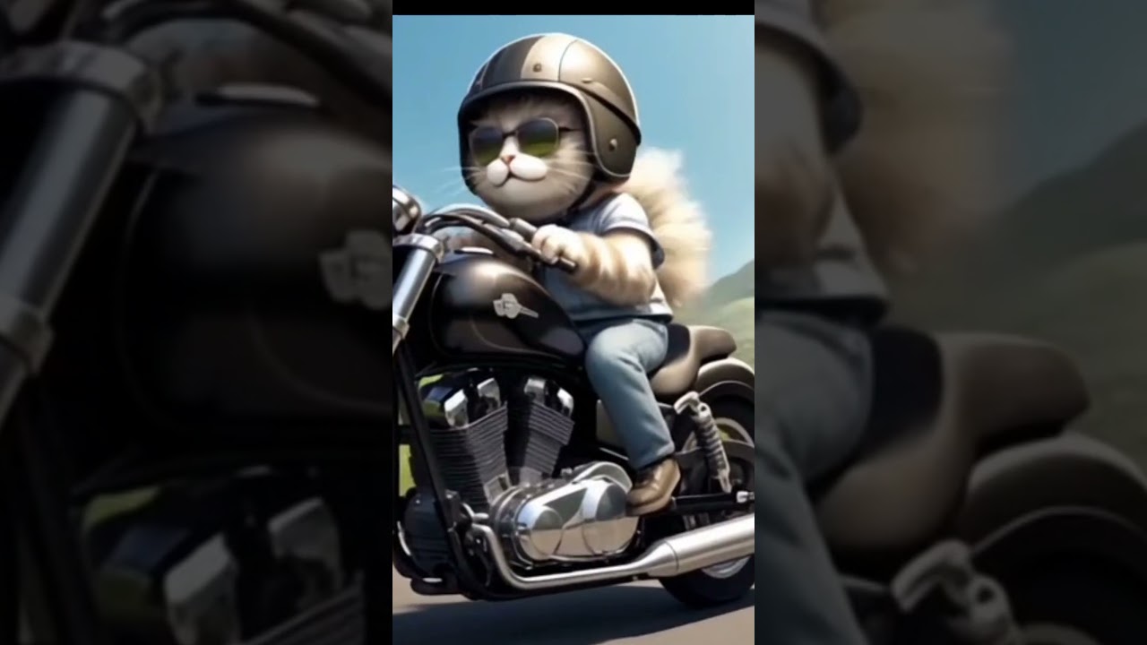 cat shorts Meowtorbike Mode Activated! 