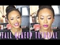 Fall Makeup Tutorial | MAC Tan Pigment & LA Girl Glazed Lip Paint