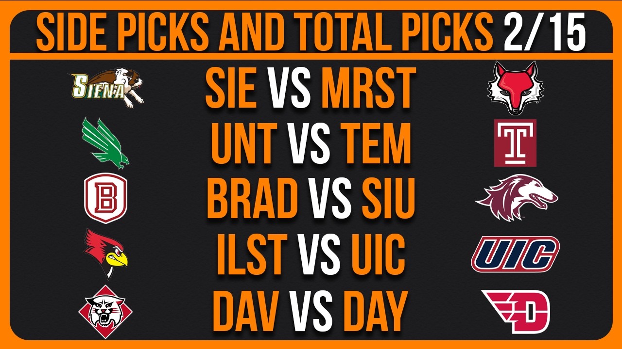 College Basketball Picks & Predictions Today 2/15/26 | NCAAB Picks Today