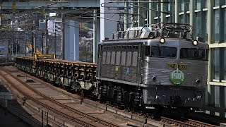 北海道新幹線向け150mレール初輸送 EF81-303