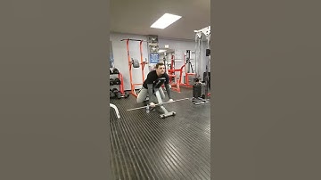 Incline barbell front raise