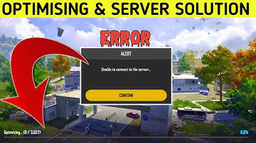 🔥Optimizing & Unable To Connect To The Server Problem in Pubg new state