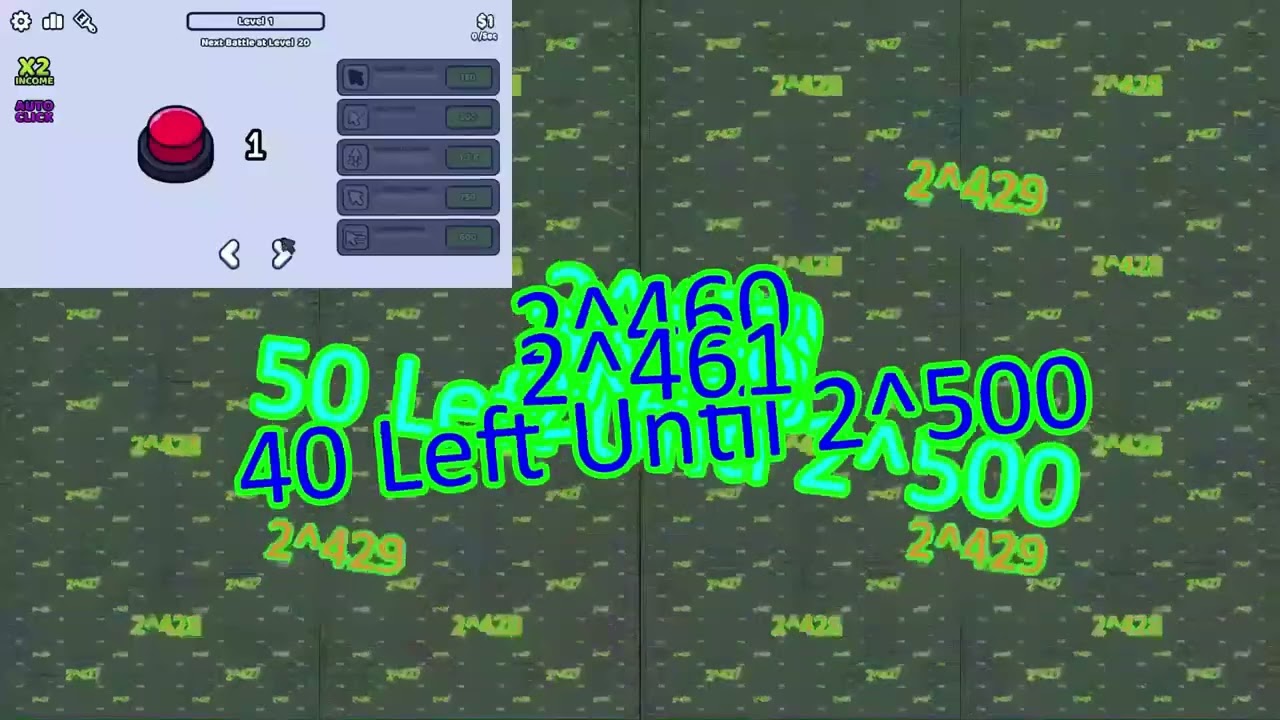 Level devil death to 2^1024 | part 5: 2^512 times