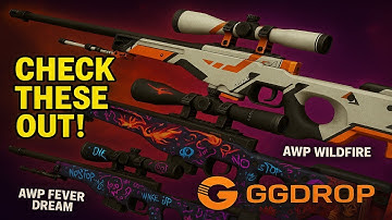 CS2 Case Opening | I Got AWP Wildfire and AWP Asiimov Skins at GGDrop
