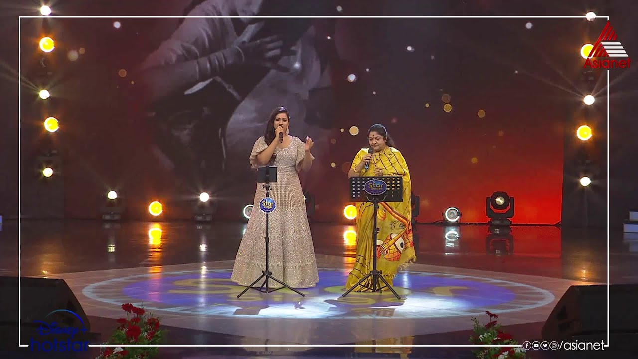 ഗാനാലാപനവും സ്നേഹചുംബനവുമായി ചിത്രാമ്മയും ശ്രേയ ഘോഷാലും...