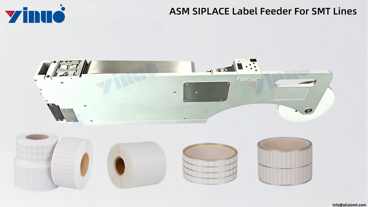ASM SIPLACE Label Feeder Specifications and Setup - YouTube