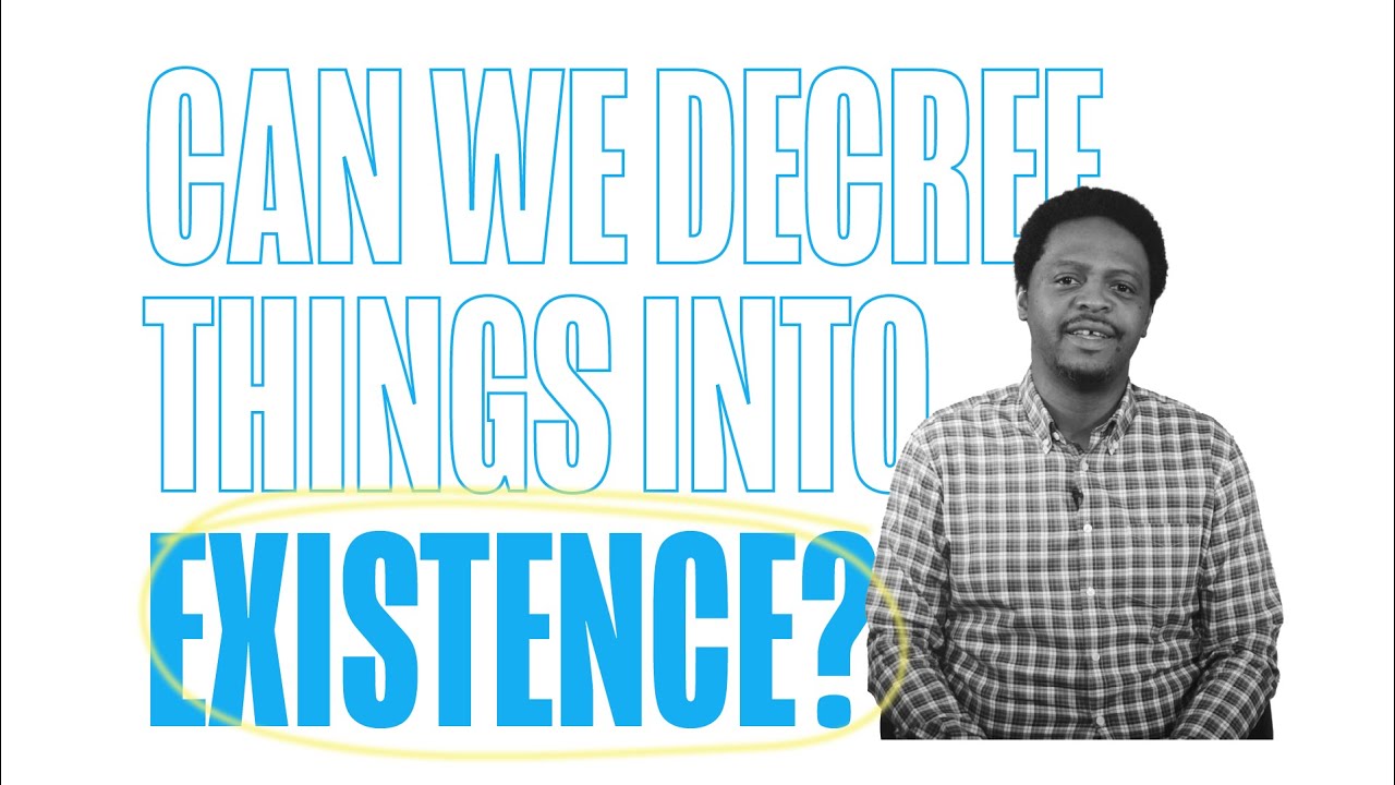 Can we decree things into existence?