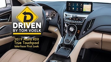 2019 Acura RDX True Touchpad Interface