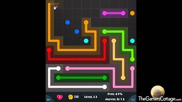 Flow Game Level - 893 [10x10] Jumbo Pack Connect the Dots