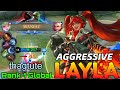 Maniac layla aggressive gameplay  top 1 global layla by thagtute  mobile legends