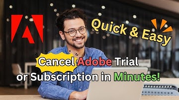 Quick & Easy ∞ How to Cancel Adobe Trial or Subscription in Minutes! 💻💥