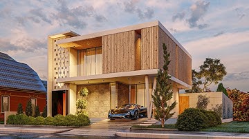 Realistic Render Tutorial 3 / Modern House | Lumion 10