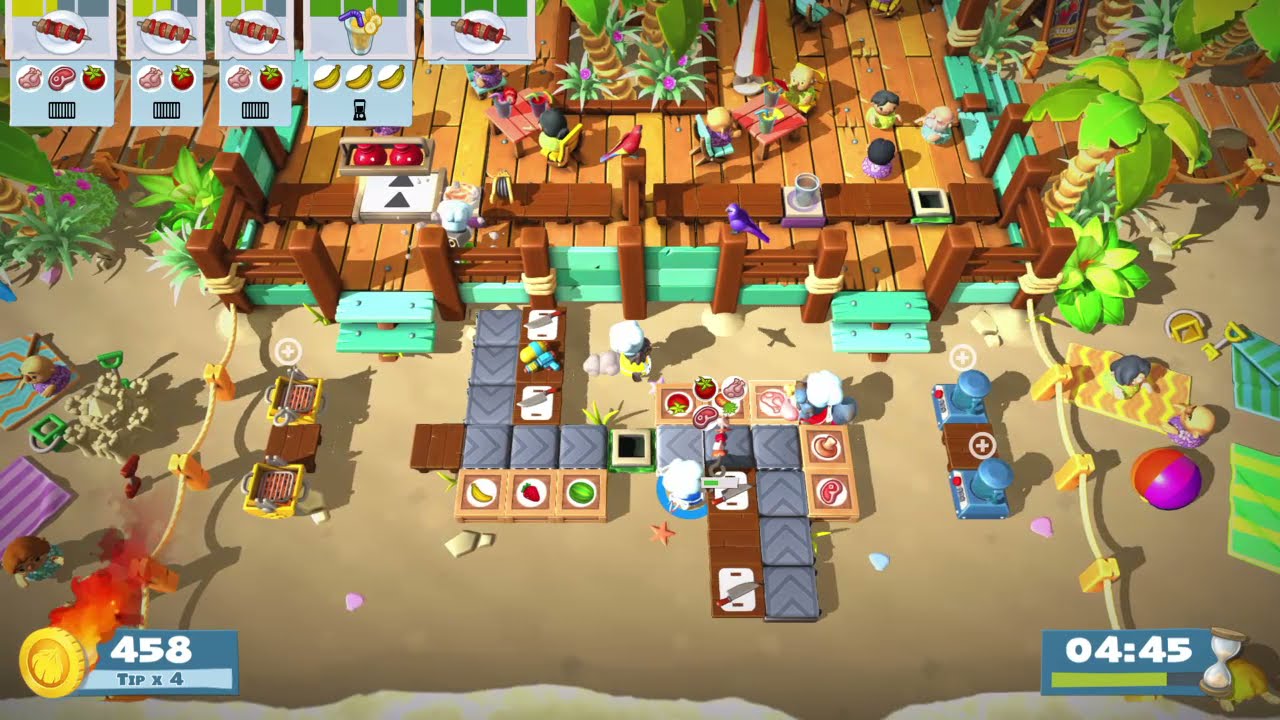 More players 1.12 2. Overcooked 2 Gameplay 4 Players.