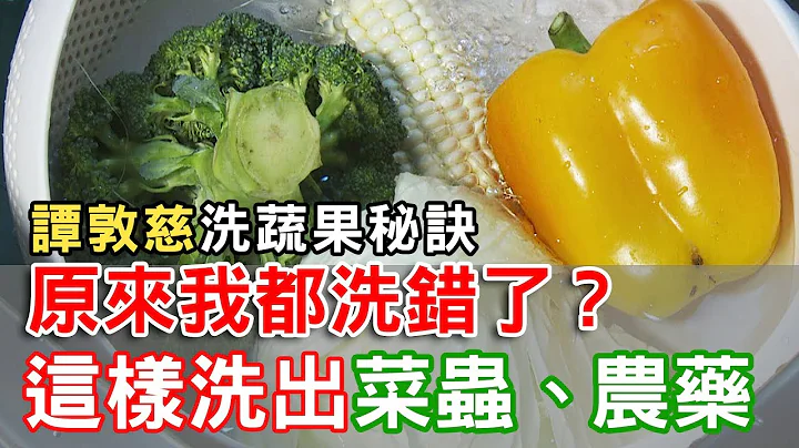 【挖健康】原来我都洗错了！“谭敦慈洗蔬果秘诀”这样洗出菜虫农药 - 天天要闻