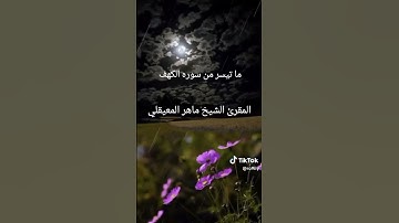 من سورة الكهف الشيخ ماهر المعيقلي #viralvideo #fypシ #islam #cupcut #القرآن_الكريم #أدعية_مستجابة