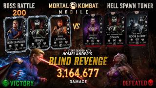 Fatal Hell spawn tower boss battle 200 round 2 in mk mobile #hellspawn @legendpanda9809