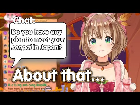 【Ayunda Risu】Risu Talking About Meeting Her Senpai In Japan【ID Sub】