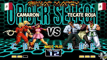 CAMARON vs TECATE ROJA GRAN BATALLA FT5 KOF 2002 PLUS