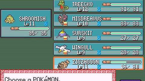 Pokemon Burning Ruby (GBA / Game Boy Advance) - Vizzed.com GamePlay (rom hack)