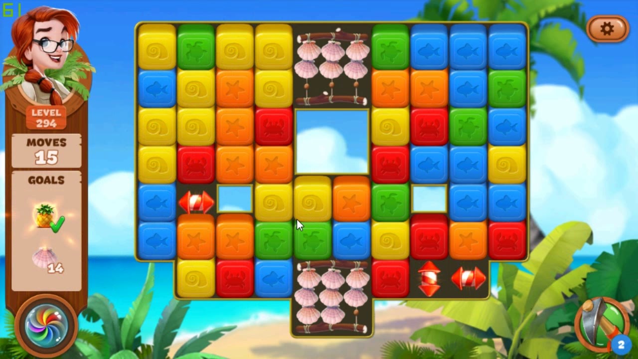 Lost Island Blast Adventure level 294