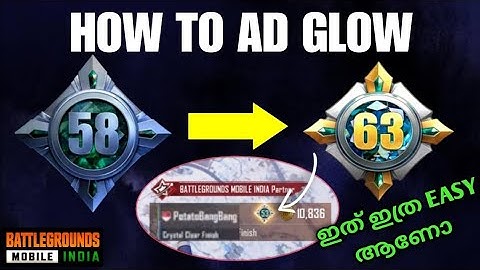 How TO Ad GLOW in Your COLLECTION Level in bgmi | Collection Level Shine Full Explain | CKD GAMER