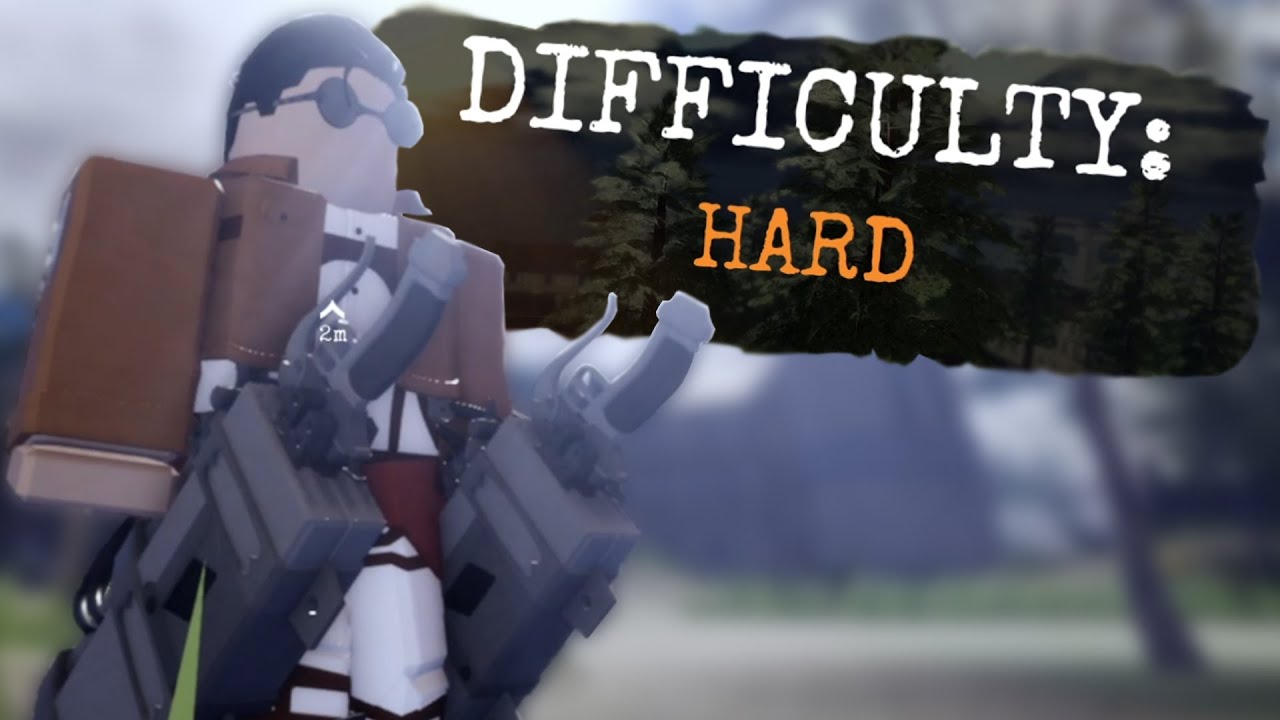 Attack On Titan Evolution Roblox - Hard Mode Solo Gameplay