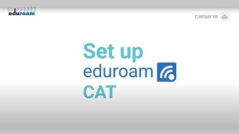 Setting up CAT eduroam at your Institution