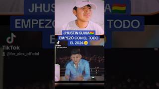 JHUSTIN SUVIA🇧🇴 EMPEZÓ CON TODO EL 2024❤️ Reacción a MI DESTINO! #shortsvideo #bolivia