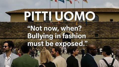 Three Years of Professional Silence – Why I’m Speaking Out Against Pitti Uomo