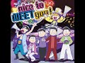 Osomatsu-san Season 3 OP A応P「nice to NEET you!」Acoustic accompaniment instrumental