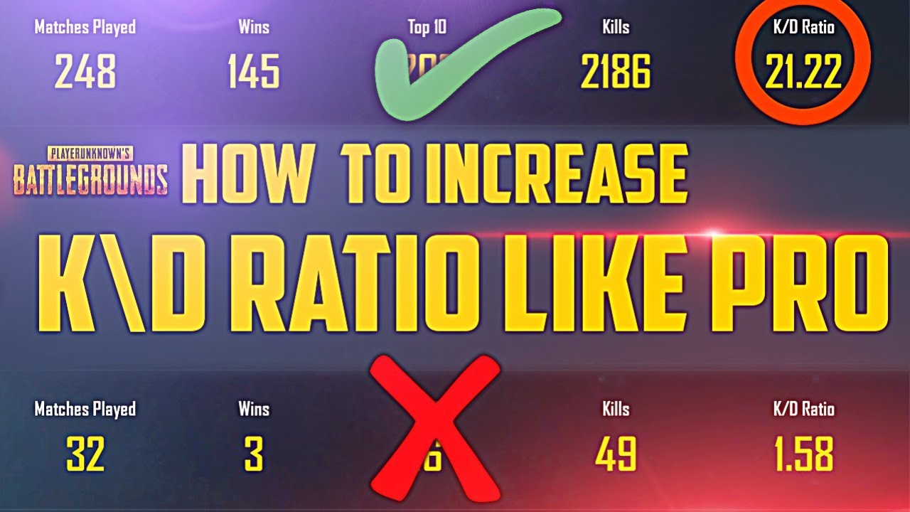 How To Increase K D Ratio In Pubg Mobile Youtube