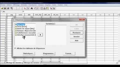 Procédure SPSS -  description d