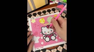 Hello Kitty's cuteness will also melt your cold heart#fansells  #diamondpainting   #relaxation