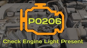 what does Code P0206 means? #P0206 injector Circuit Open/cylinder-6