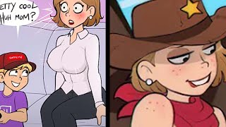 Game with Cowgirl. Comic Dub