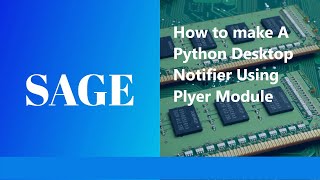 Python notification.