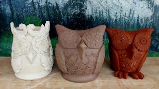 Pottery Owls!